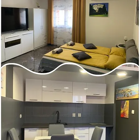 Smjestaj Za Dvije Osobe ,blizina Amfiteatra I Bus Kolodvora ,self-check- In,parking U Ulici Apartmán Pula